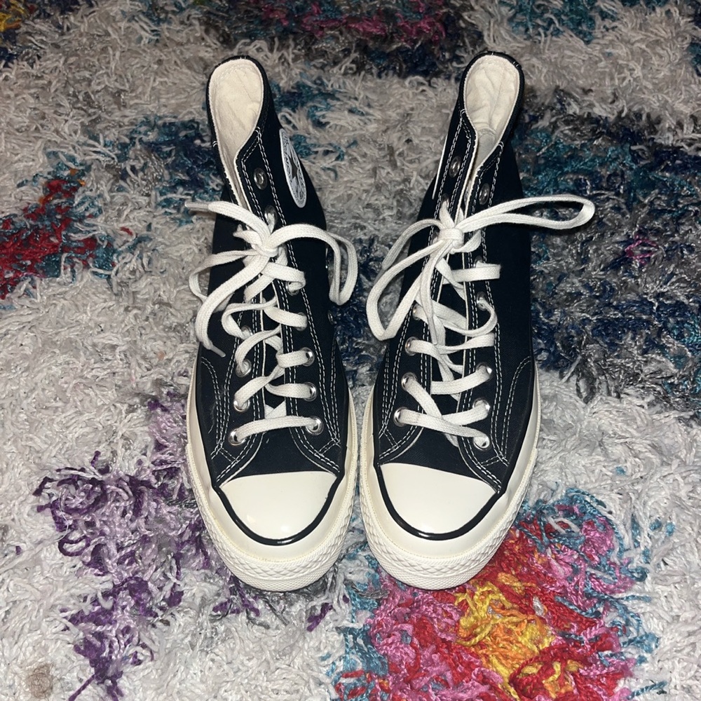 new never worn converse chuck 70 vintage canvas black high tops